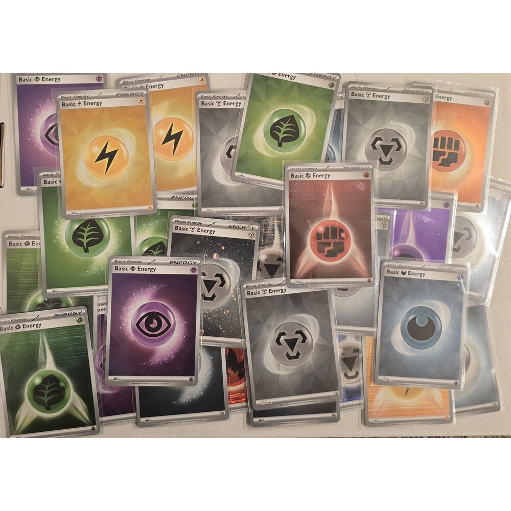 Pokemon Mixed Holo Energy Lot Cosmo